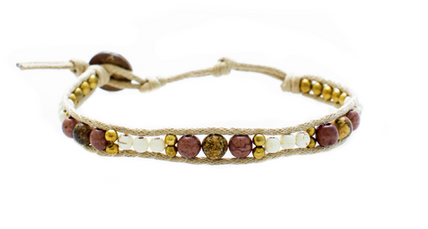 Lotus and Luna desert Bloom Kapha Paradise Bracelet
