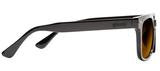 Glassy Davis Black/Brown Polarized Sunglasses