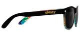 Glassy Sunhaters Leonard Black/Tie-Dye Sunglasses