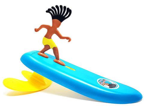 Surfer Dudes Classics Wave Powered Mini-Surfer and Surfboard Beach Toy